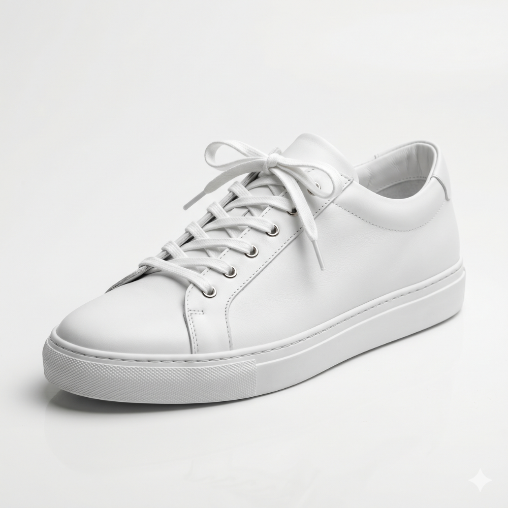 White Verona Leather Sneakers